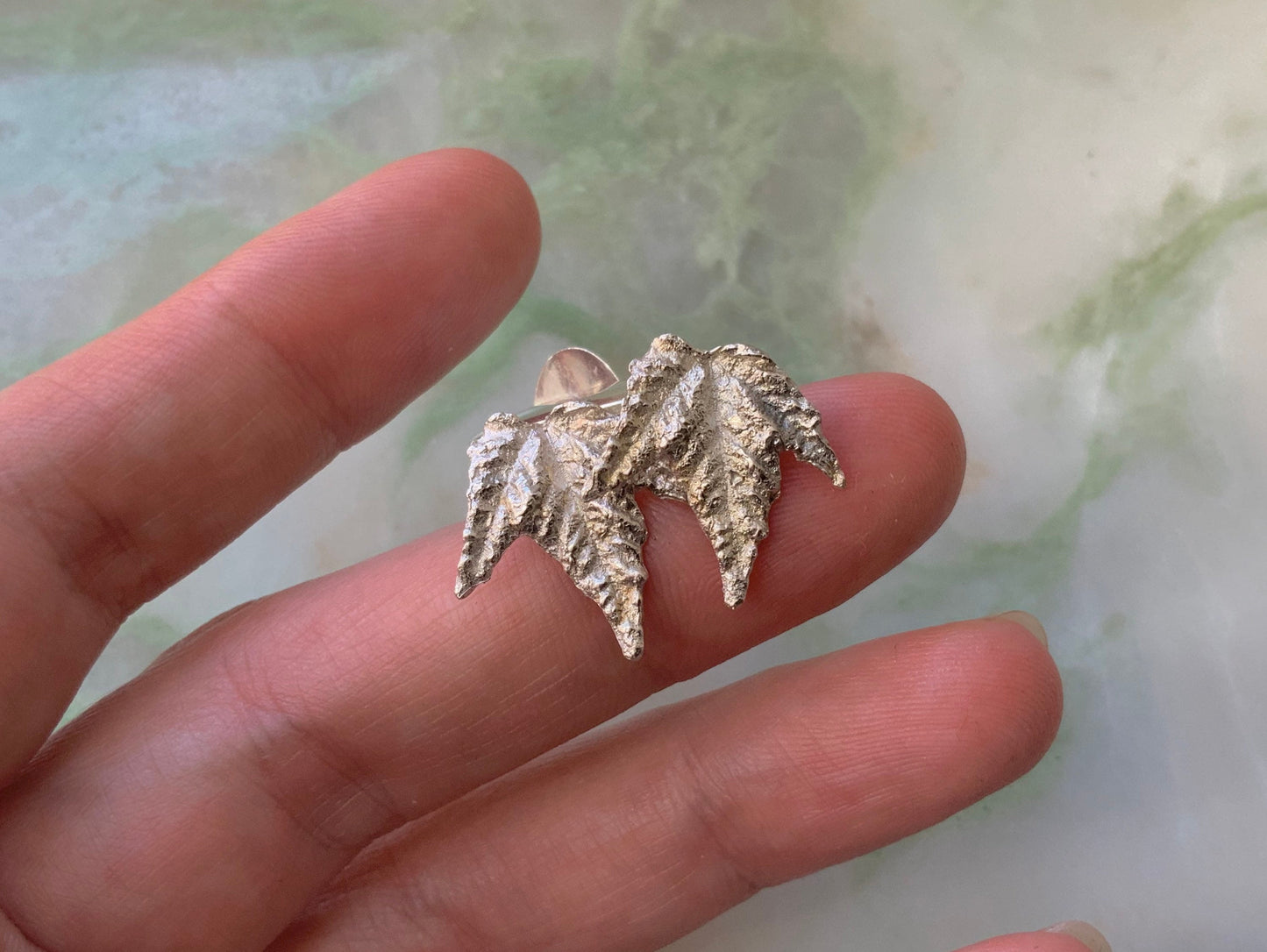 Ebba cufflinks, maple leaves