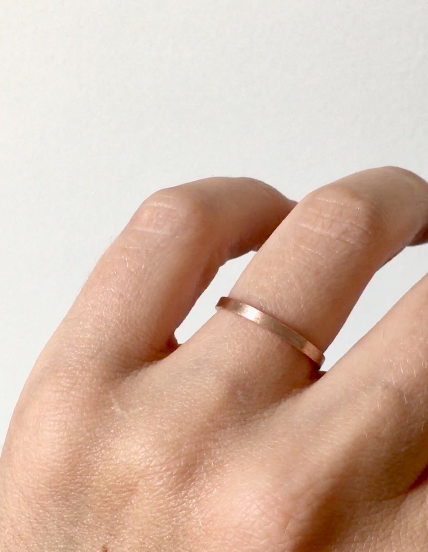 Square wedding band
