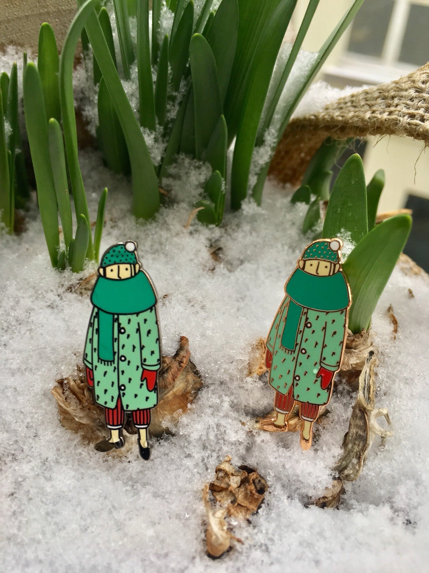 Winter Girl Enamel Pin