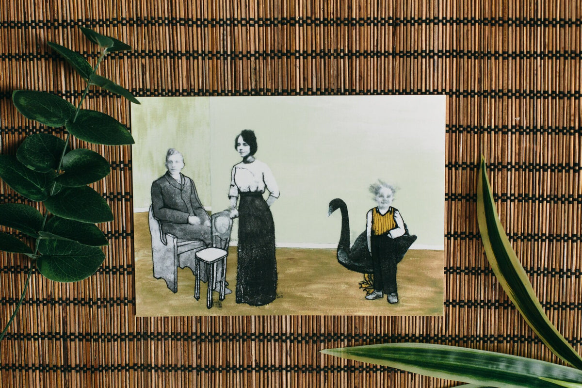 Bimbo and his Family art print