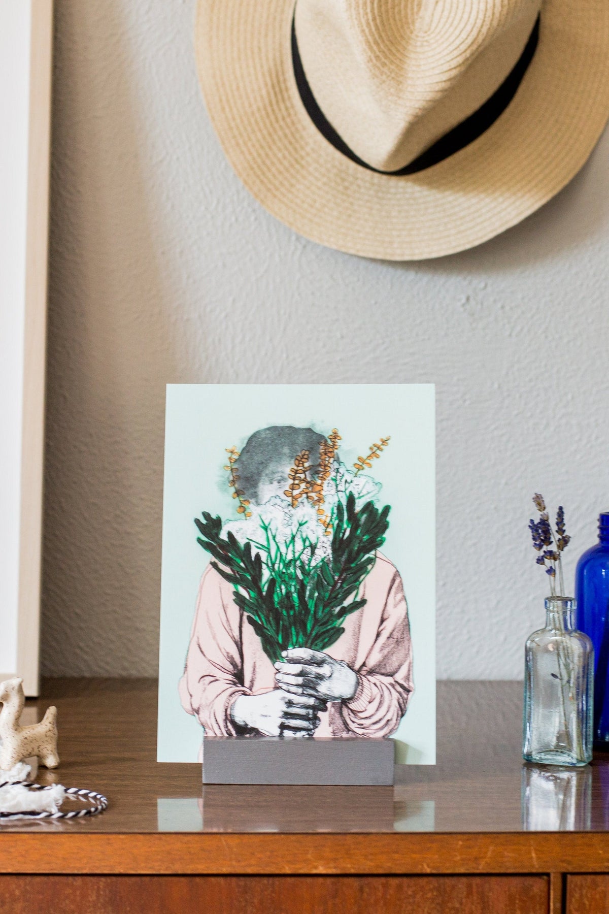 Flower girl art print