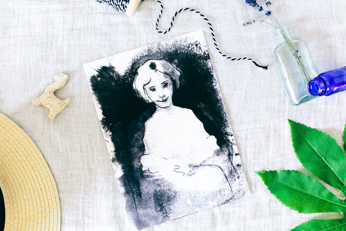 Victorian Girl art print