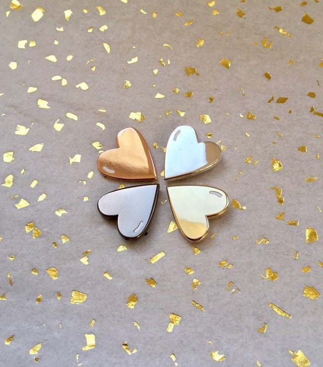 Tiny heart enamel pin