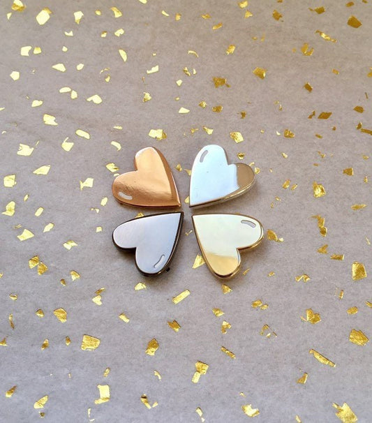 Tiny heart enamel pin