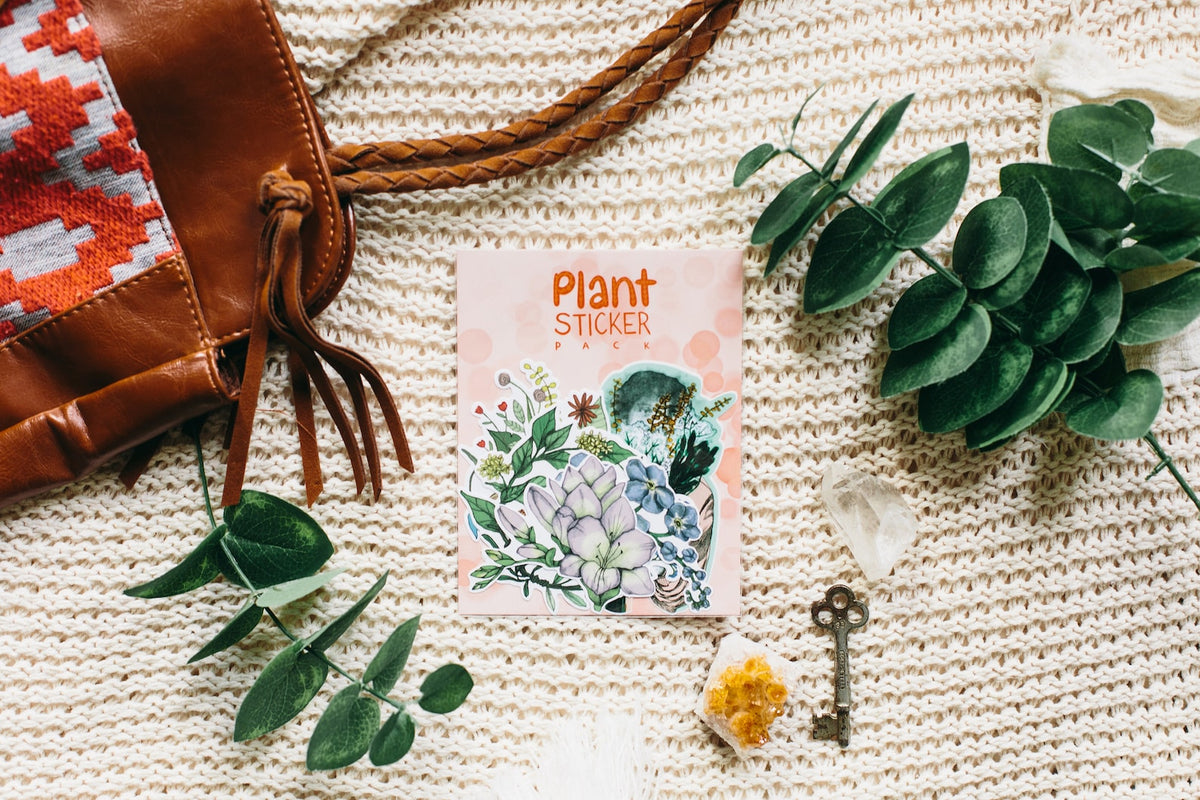 Plant sticker set