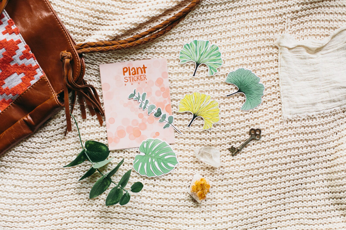 Plant sticker set