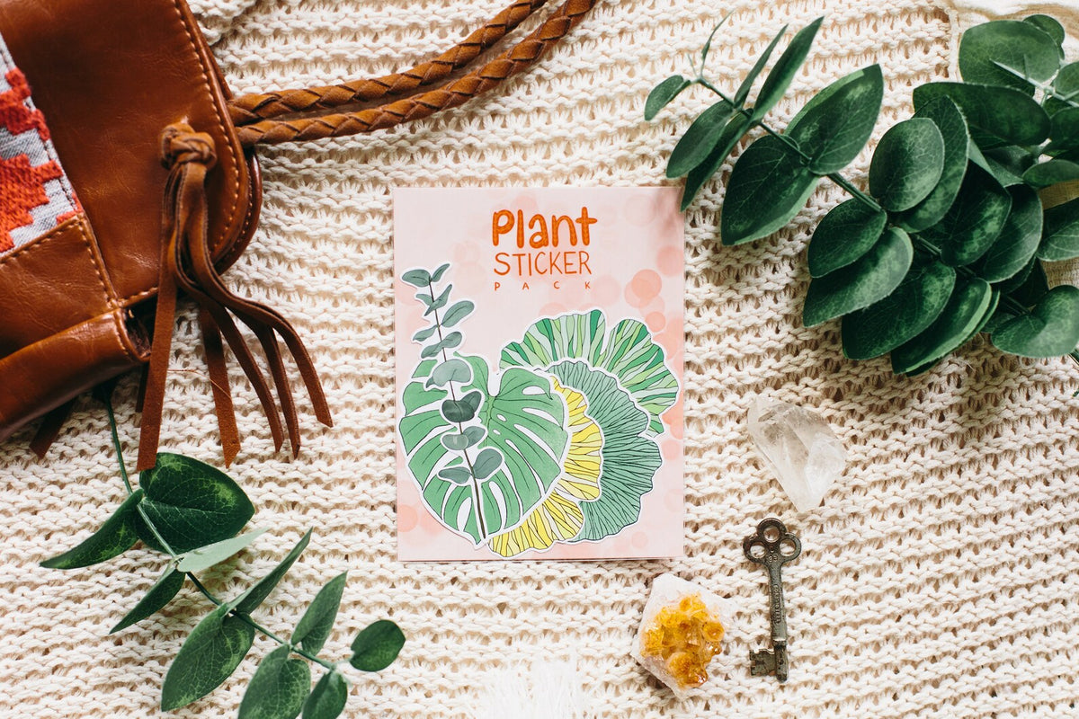 Plant sticker set
