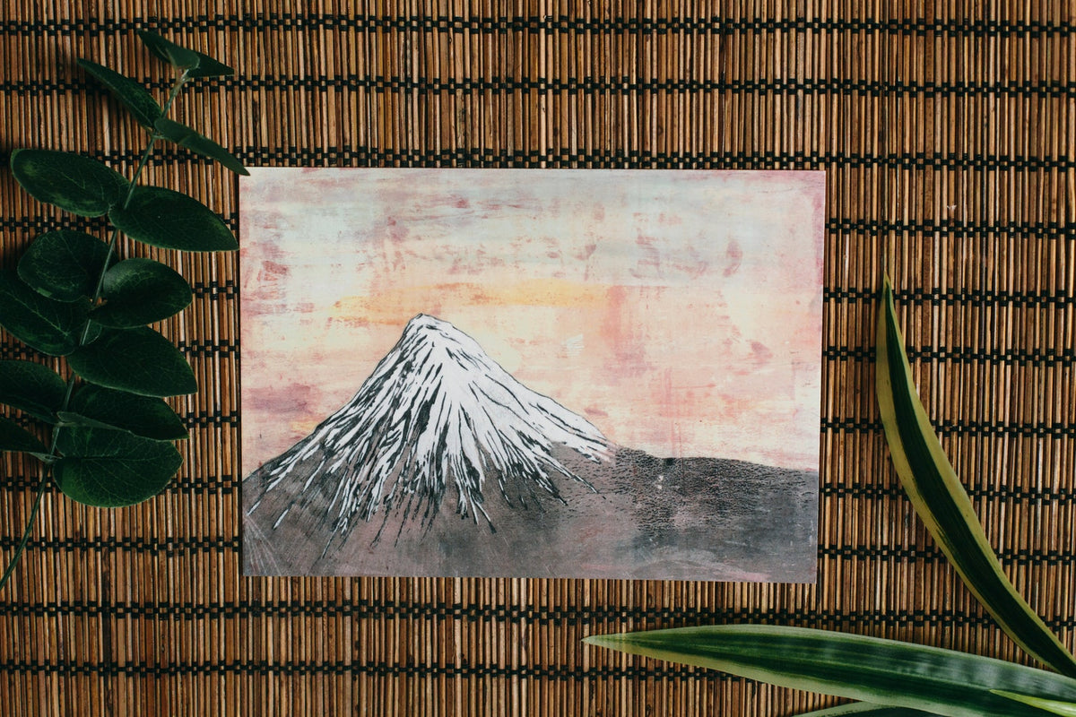 Mountain art print, the absurdist series