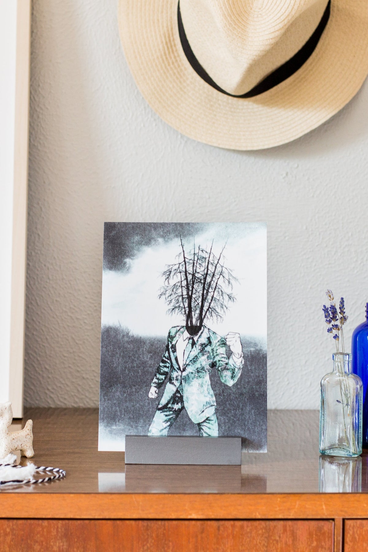 Tree Man art print, the absurdist series